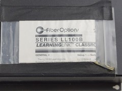 Fiber Options LearningLink LL100B Fiber Optic AV Educational System Parts Lot