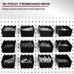 Pegboard Organizer Peg Board Hooks 300-Piece Hooks for Black