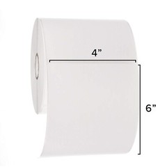 4 Rolls 4×6 2000 Direct Thermal Labels For Zebra 2844 ZP450 ZP500 ZP505 Eltron