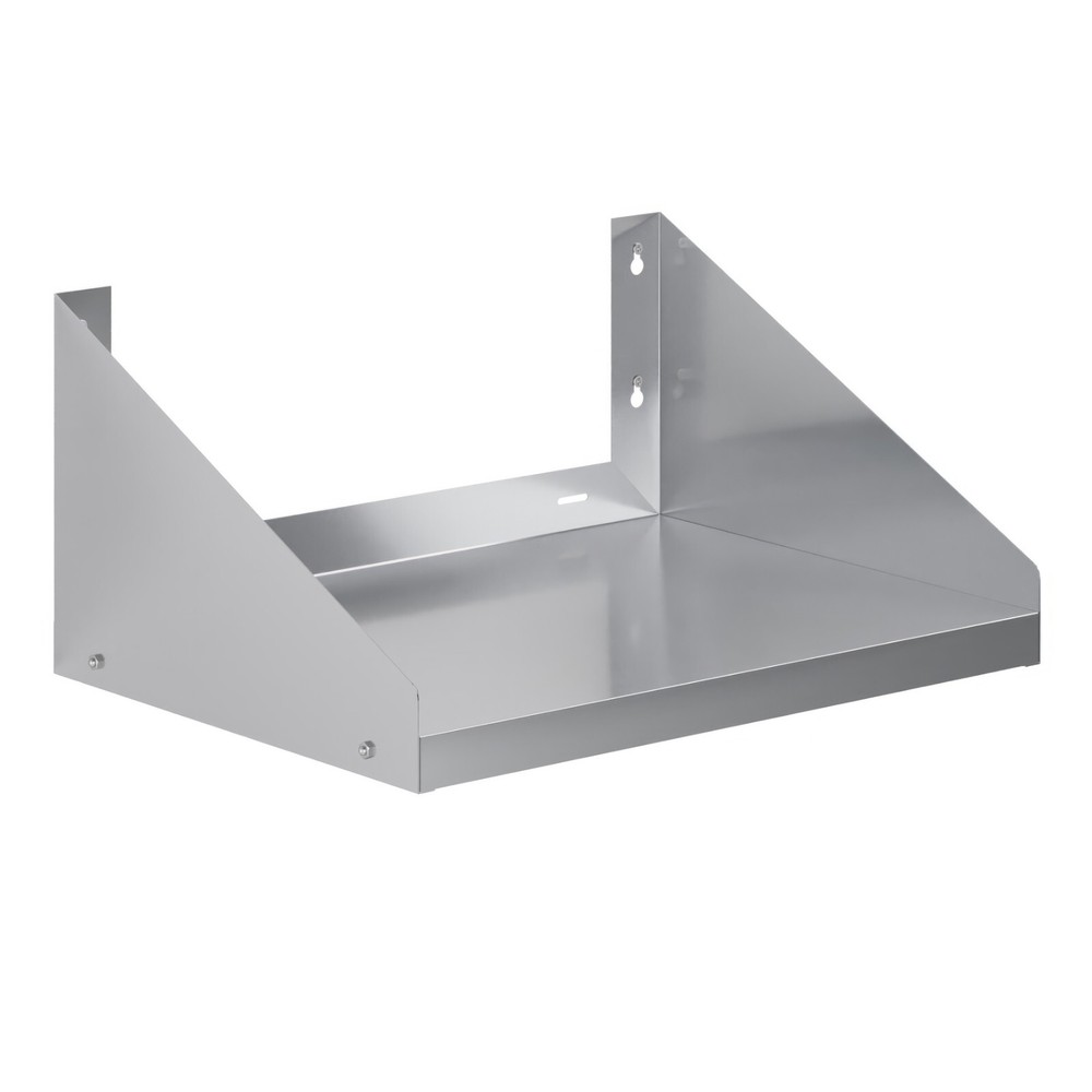 18 in. x 24 in. Stainless Steel Wall Shelf with Side Guards
