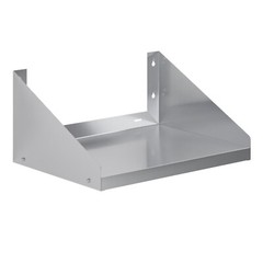 18 in. x 24 in. Stainless Steel Wall Shelf with Side Guards