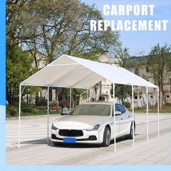 10 x 20 Ft Heavy Duty Carport Replacement Canopy Cover Waterproof & UV Protec…