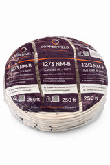 Copperweld 12 AWG 3-Conductor NM-B Copper-Clad Aluminum Building Wire 250 ft