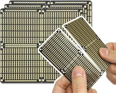 Lead Free Gold-Plated PCB Prototype Board, 3 Pack, for Secure Circuit Design
