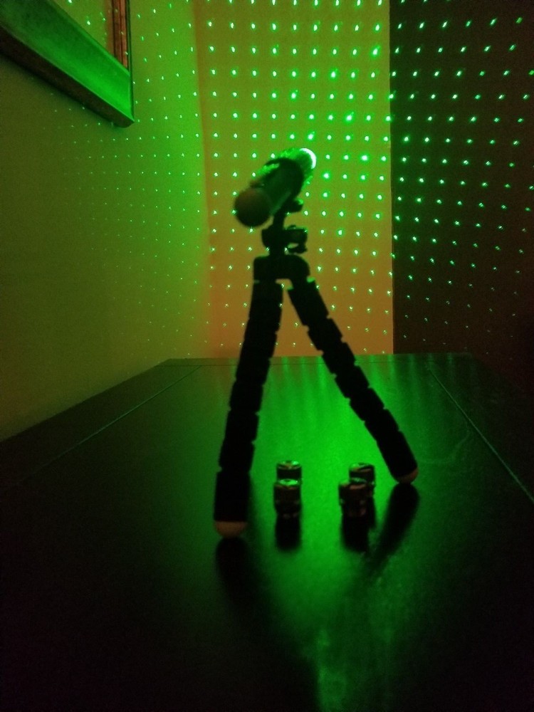 Ghost Hunting Paranormal Kit Green 6n1 LASER GRID PEN + HOLDER +FLEXIBLE TRIPOD