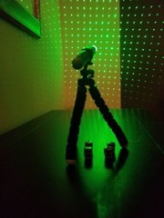 Ghost Hunting Paranormal Kit Green 6n1 LASER GRID PEN + HOLDER +FLEXIBLE TRIPOD