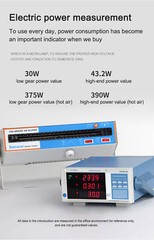 Antistatic Ionizer Ionizing Air Blower Ion Fan Discharge Static Eliminator Tool