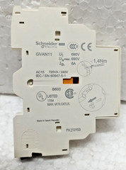 Schneider GVAN11 Side Mount Aux Bloq Contact inst NA+NC izq TEsys -034348