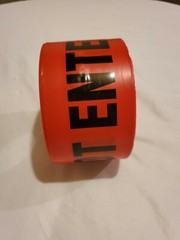 Danger Do Not Enter Red Danger Barrier Tape DT25M3500 3 in x 500 ft 12 roll case