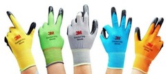3M Micro Foam Nitrile Grip Coated Nylon Shell Protective Work Gloves 10Pack Grey