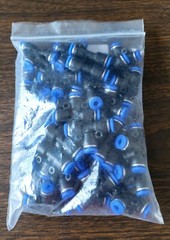 40x Tube OD 4mm 5/32 Tee Union Pneumatic Push In Connector Air Fitting Couplings