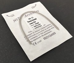 10 Packs Dental Orthodontic Thermal Activated Niti Round Arch Wires Ovoid Form