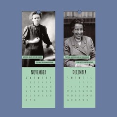 2027 Claiming the Spotlight Wall Calendar – Inspiring Women, 5.5×16.5″