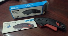 NEW MARTOR SECUPRO MERAK 124001 ERGONOMICAL COMPACT SAFETY KNIFE / BOX CUTTER