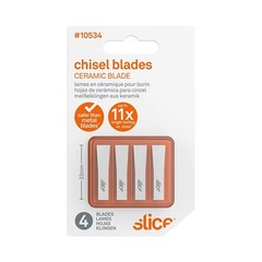 Slice 10534 Chisel Blade Finger-Friendly Edge Safer Choice Never Rusts Lasts