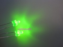 100pcs, 2mm Round Top Diffused Red Yellow Blue Green White LED Diodes Leds Light