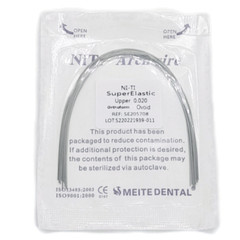 Dental Orthodontic Arch Wire Super Elastic Niti Round Ovoid /Nature Form