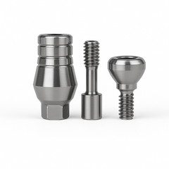 Dental Internal Hex Titanium Component 2.42mm SLA Compatible Lab
