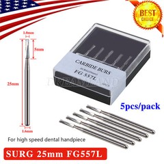 Dental FG 557 SL Surgical Carbide Burs Friction Grip FGOS XL 557 25mm