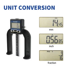 Digital Height Gauge Mini Depth 0-80mm 3-1/8in Router Table Caliper Measuring