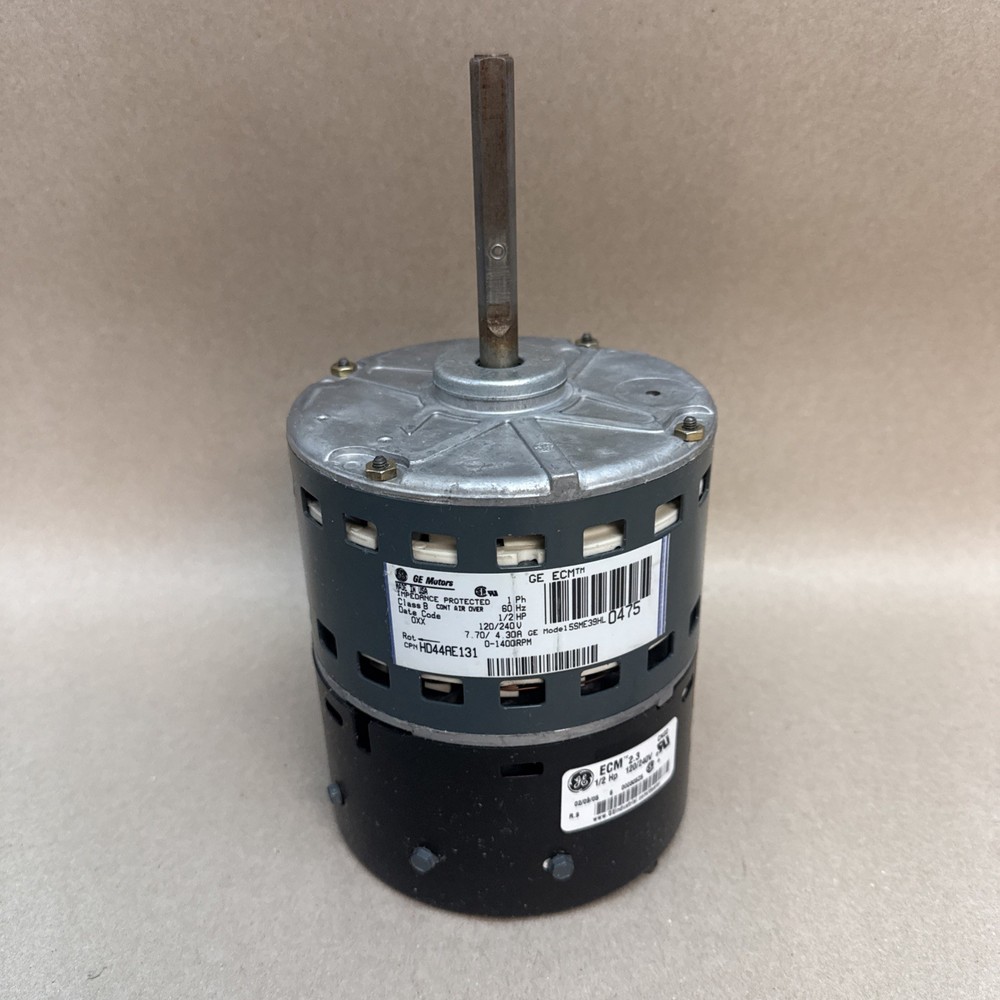 GE Motors 5SME39HL0475 ECM 2.3 Blower Motor 1/2HP 120/240V 1400RPM HD44AE131