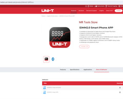 UNI-T Clamp Meter Digital Multimeter Bluetooth T-RMS L.P.F Inrush Current Tester
