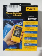 Fluke 9040 3 Phase Rotation Indicator No Battery Required New Clear LCD display