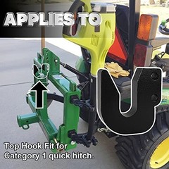 Quick Hitch Top Hook Cat 1 Fit for Tractor Attachment Removable