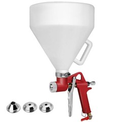 6L Drywall Texture Sprayer Wall Painting Tool Air Texture Gun w/ 4 6 8mm Nozzles