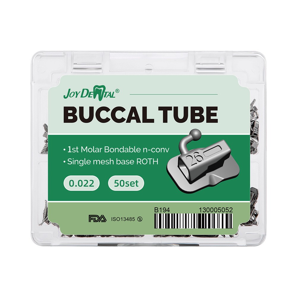 Dental Orthodontic Buccal Tube 1st 2nd Molar Roth/MBT 022 Mesh Base Monoblock