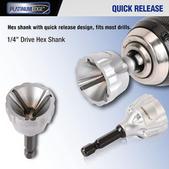 Deburring External Chamfer Tool, YG8 Carbide Blade, Deburring Drill Bit, Remove
