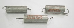 Vintage Micamold Model 354A-369-10 .068 MF 300 V Capacitor Lot of 3 Surplus