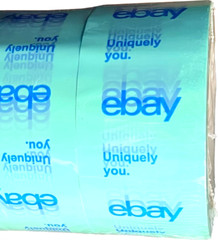 4 Rolls eBay Branded Shipping / Packing Tape – 2″ x 75 yards, classic color