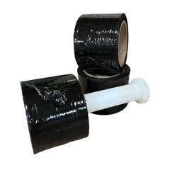5″x1000FT 80 Gauge Black Pallet Wrap Stretch Film Shrink Hand Wrap 1000′ 1 Roll