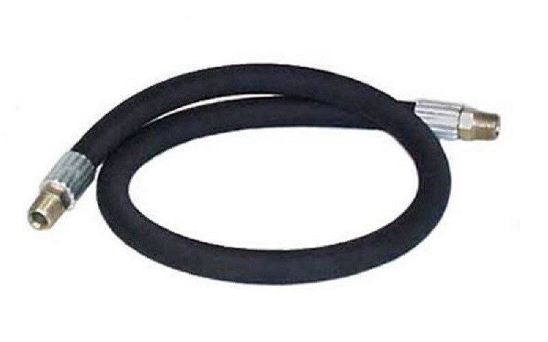 1/2″ x 108″ 2-Wire Hydraulic Hose Assembly Solid & Swivel Fittings 3,000 Max PSI