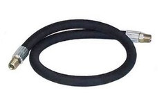 1/2″ x 108″ 2-Wire Hydraulic Hose Assembly Solid & Swivel Fittings 3,000 Max PSI