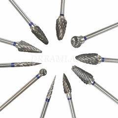 10x Denta lTungsten Carbide Dental Acrylic Bur Drill 2.35mm Fit Teeth Handpiece