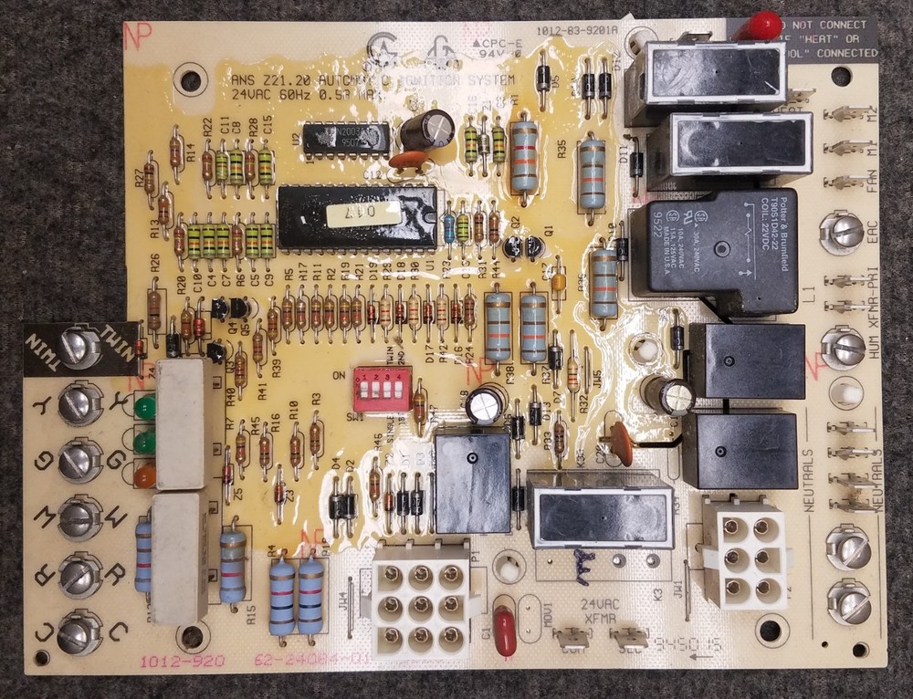 Rheem Rudd 62-24084-01 Control Board 1012-920