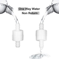 1/4 Inch One-Way Inline Check Valve: Non-Return Valve for Air, Water, Gas