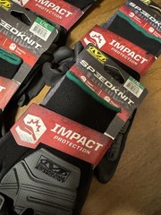 LOT of 4 Mechanix Wear S5CD-05-540 Speedknit Gloves Impact Size L/XL X LARGE