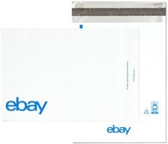 OFFICIAL EBAY ENVELOPE 12″ x 15″ NO PADDING POLYMAILER WITH COLOR LOGO QTY 100