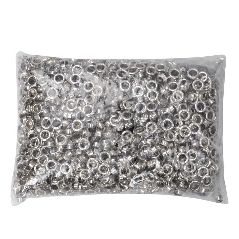 1/4” Size 0 Grommets & Washers Kit Leather Bags Signs Poster Eyelet 2000 Pack