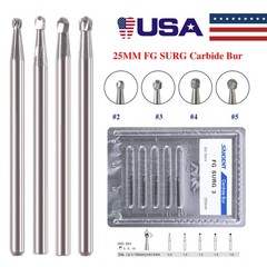 5pcs/box Dental FG Carbide Burs Surgical Drills for High Speed Handpiece