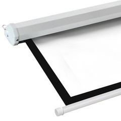 120” Projector Screen Projection Screen Manual Pull Down HD Screen 1:1 Format