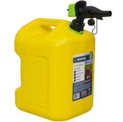 (2 Pack) Scepter 5 Gal SmartControl Diesel Fuel Can Dual Handle Yellow FSCD571