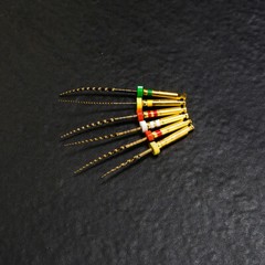6pc Endodontic Dental Endo NITI Files X3-Pro Gold Taper Root Canal Rotary Files