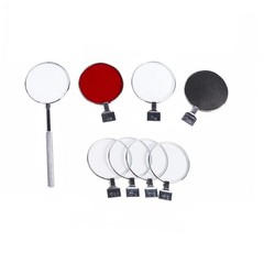 104pcs Trial Lens Set Metal Rim Optical Lens Kit Aluminum Case TLS-104