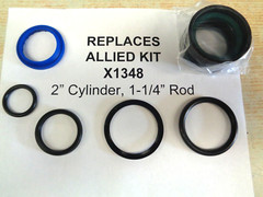 Replaces ALLIED Part number X1348 seal kit (2″ bore with 1-1/4″ Rod) (See text)