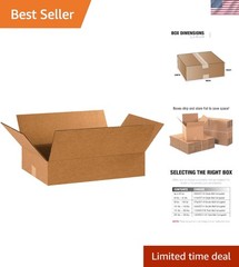 Brand New Corrugated Cardboard Boxes 20x12x4 Kraft Reusable