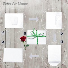 500 Sheets 14″x20″ 20″x 30″ White Wrapping Tissue Paper Bulk for Gift Bags WHITE